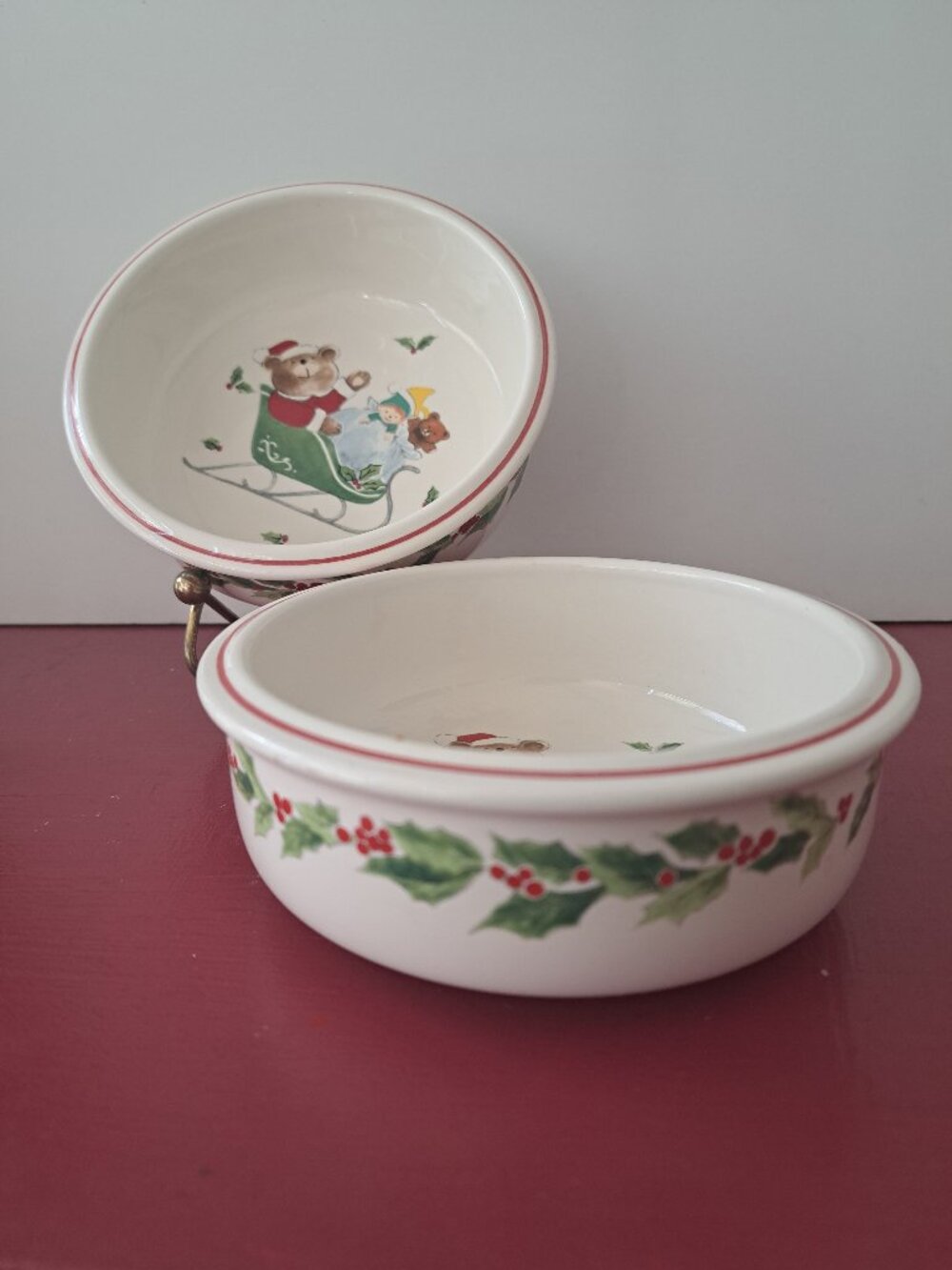 2 Child Porcelain Bowls